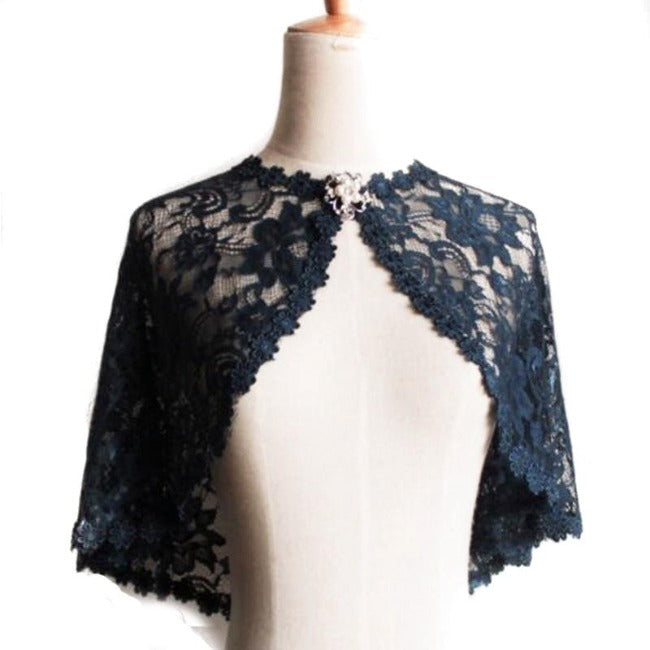 Woman Black lace Wraps Shawl – Fashion ...